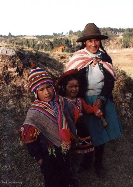 Famille près de Cusco, Cuzco