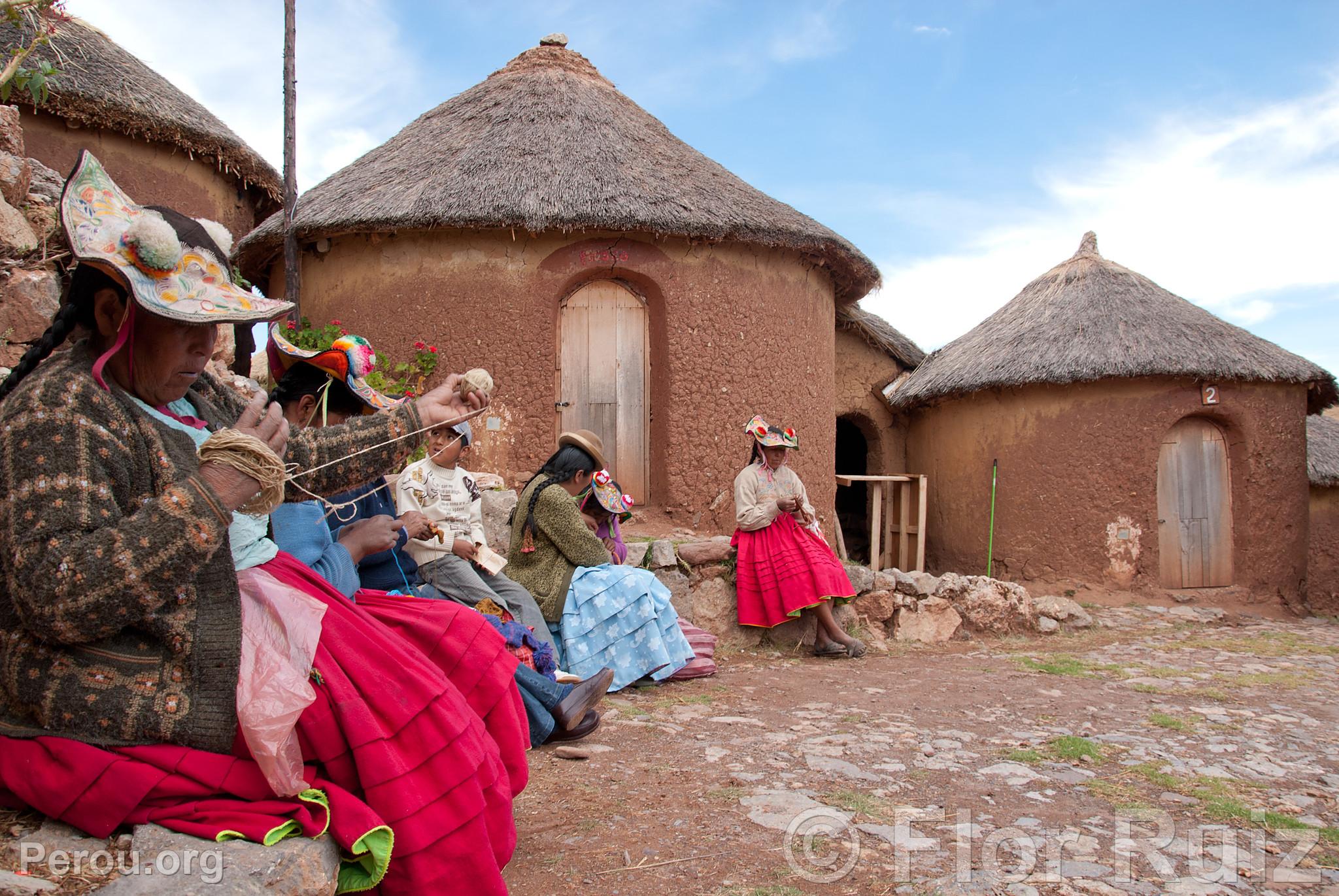 le Tikonata sur le lac Titicaca