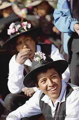 Jeunes de l'Ile de Taquile