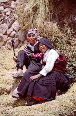 Enfants de l'Ile de Taquile