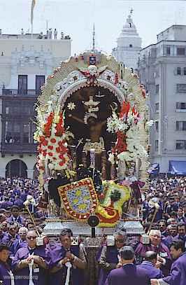 Procession du Seigneur des Miracles, Lima