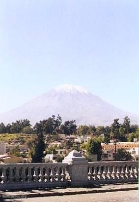 Vue du Misti (volcan), Arequipa