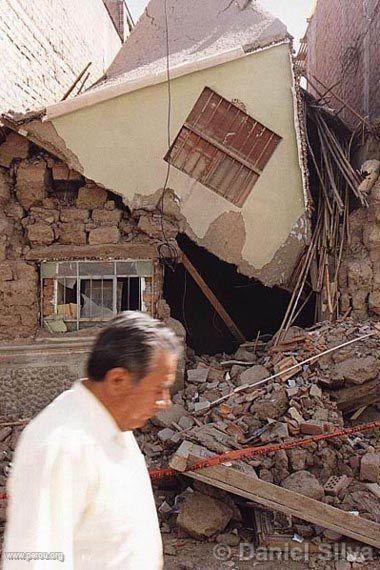 Effets du tremblement de terre de 2001, Moquegua