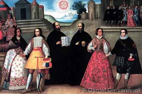 Mariage de Martín de Loyola et Beatriz Clara Coya, Cuzco