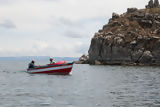 Bateau sur le Lac Titicaca