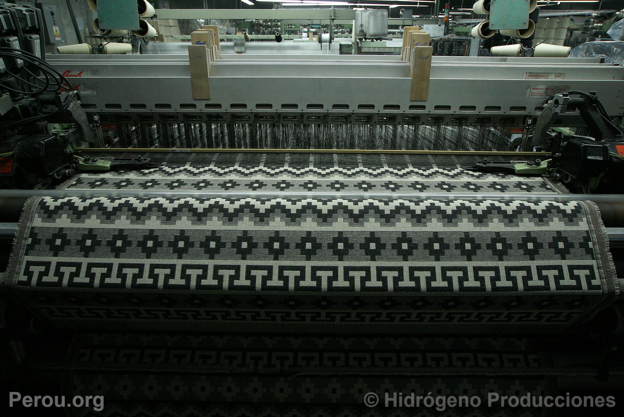 Usine de tissages en alpaga