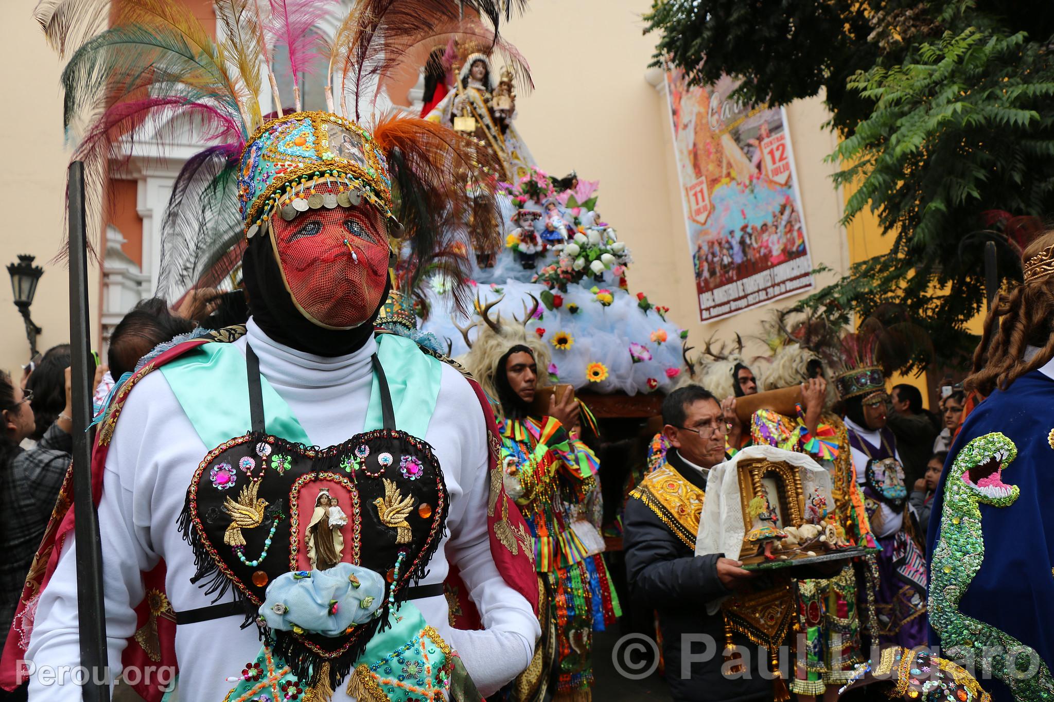 Procession de la Vierge de Carmen, Lima