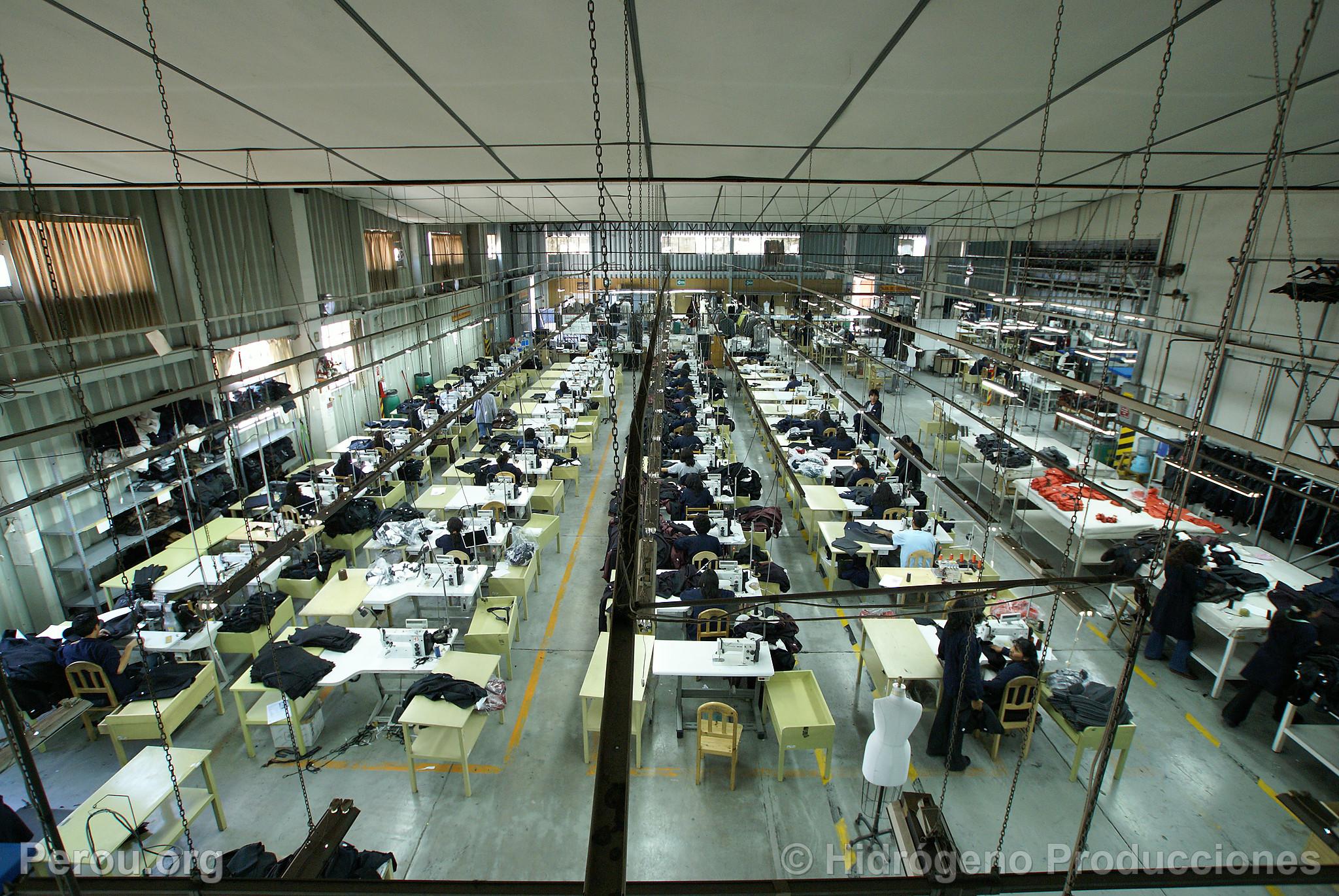 Usine de tissages en alpaga