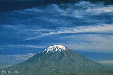 Vue du Misti (volcan), Arequipa