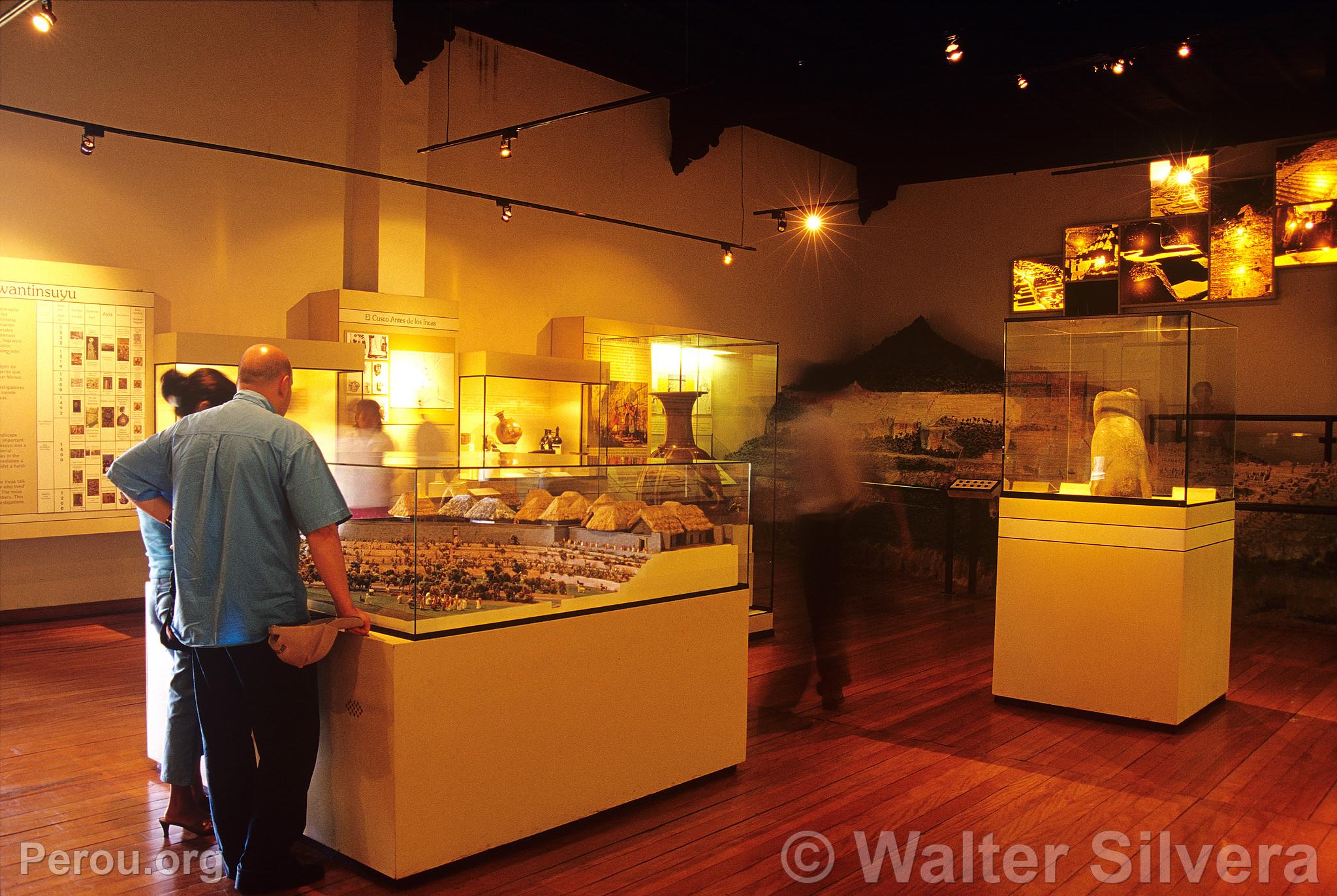 Salle d'exposition du muse