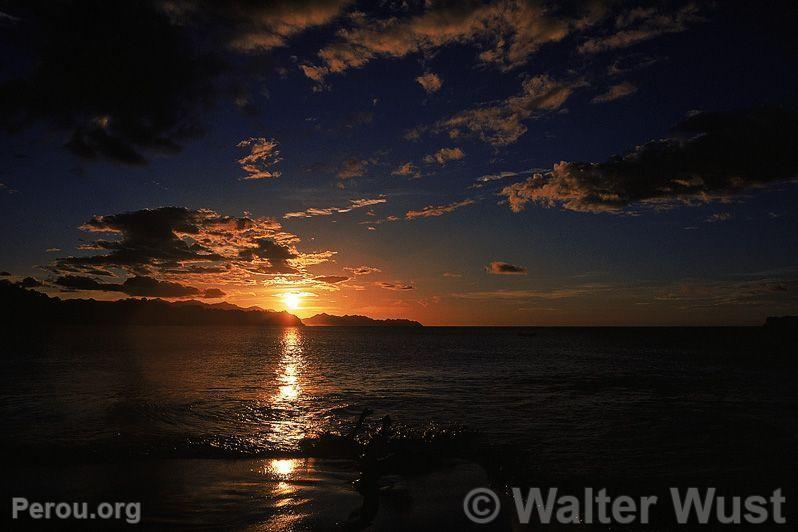 Coucher de soleil  Cabo Blanco