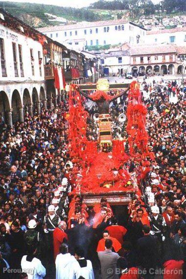 Procession du Seigneur des Tremblements de terre, Cuzco