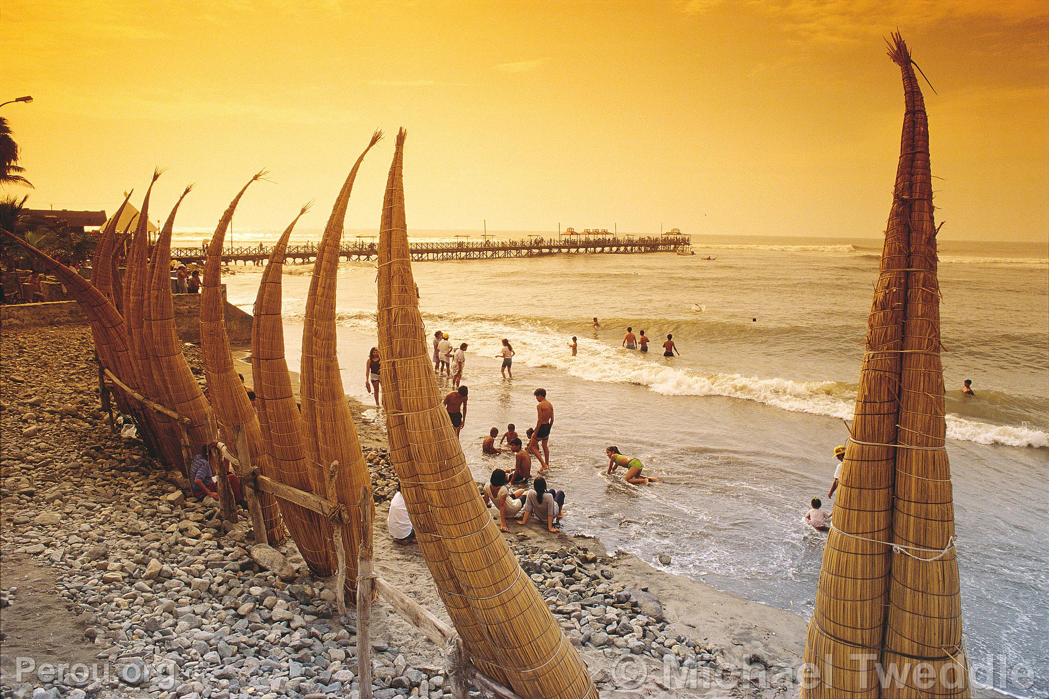 Caballitos de totora à Huanchaco