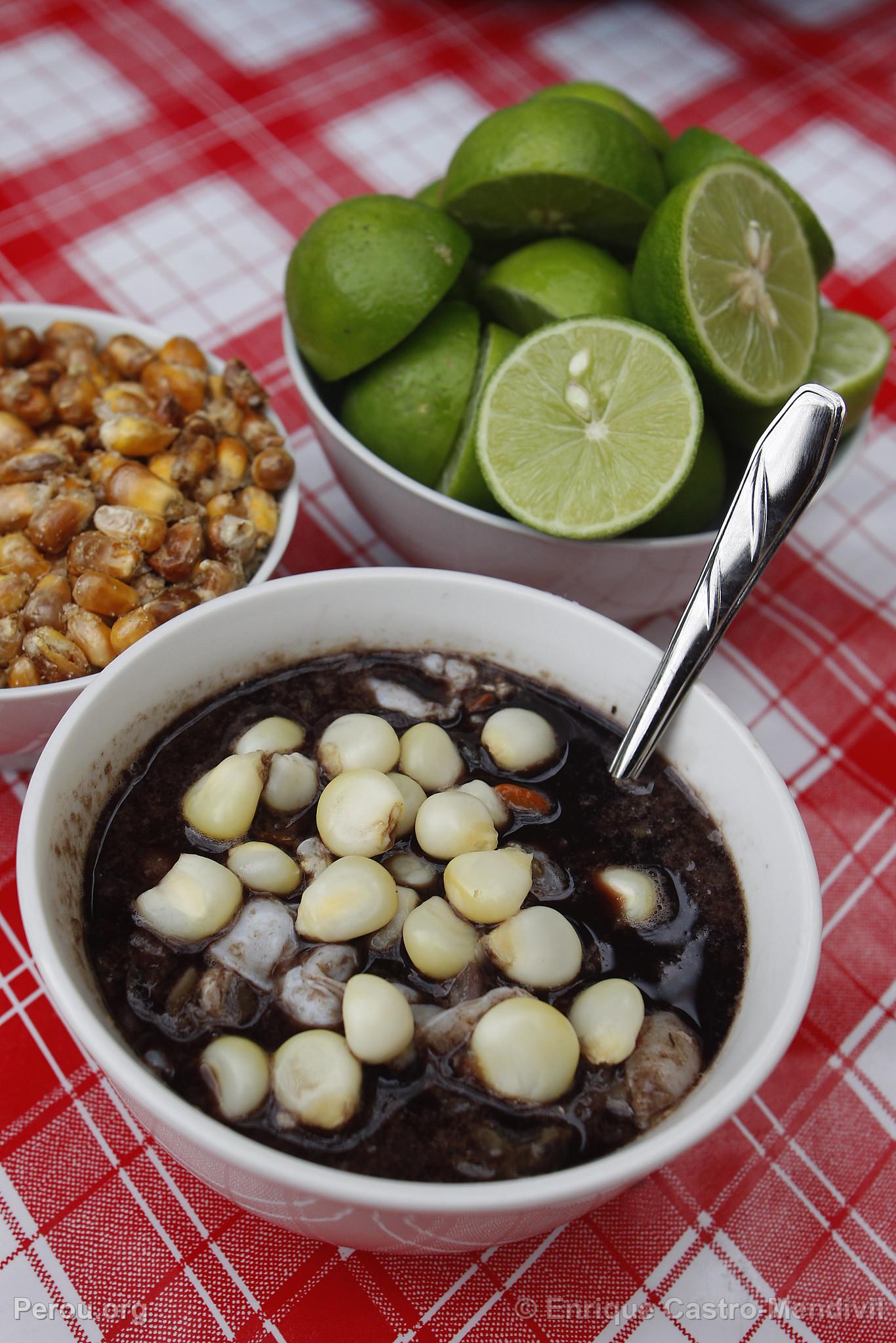 Ceviche de coquilles noires