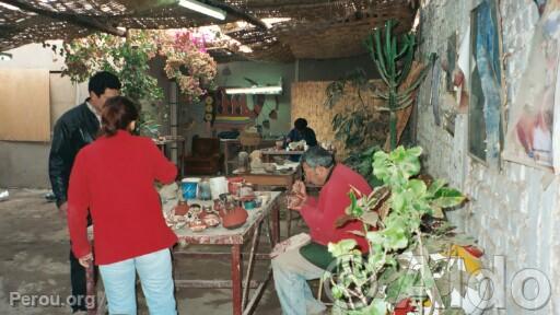 Fabrication artisanale des cramiques de Nazca