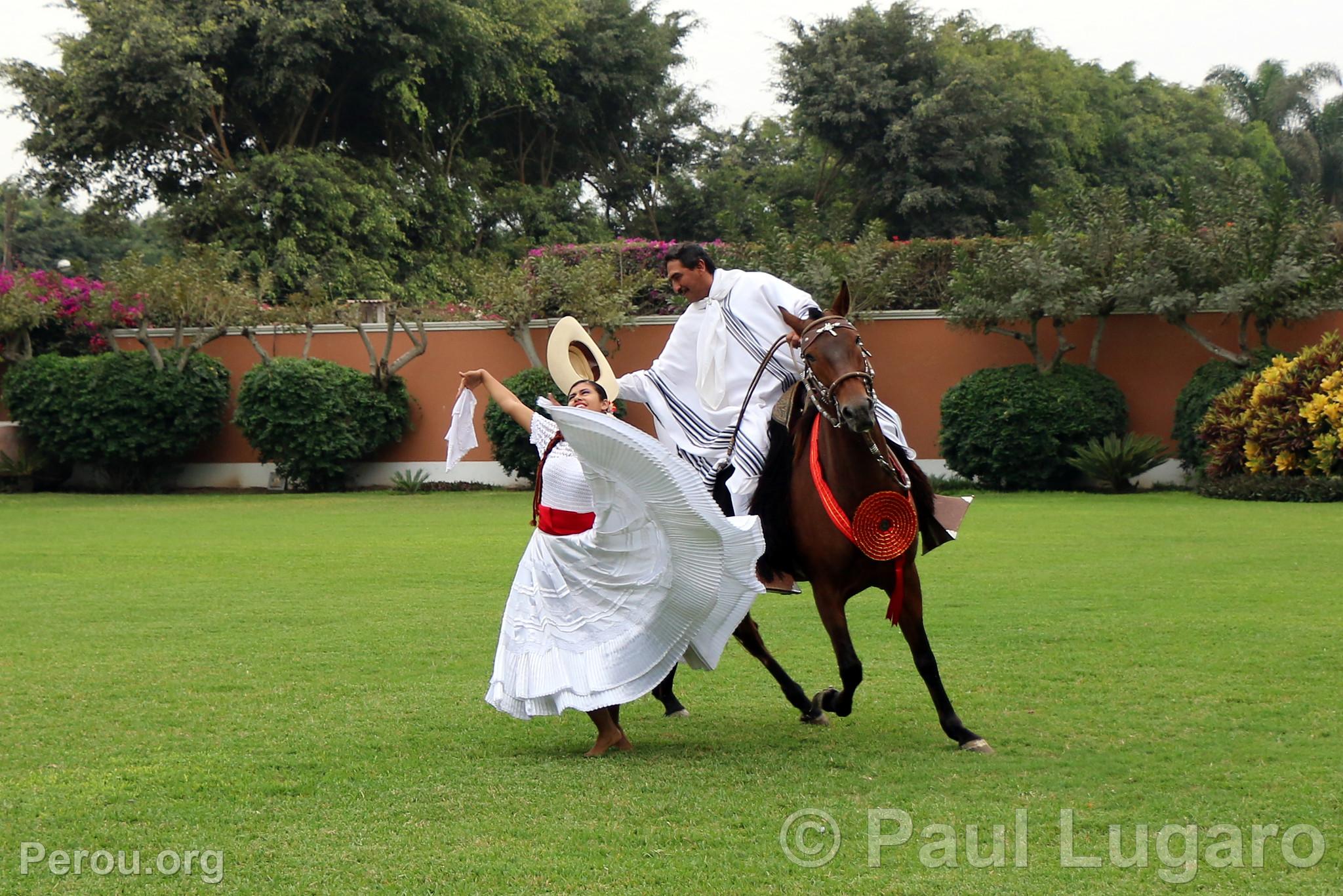 La Marinera et le cheval de pas