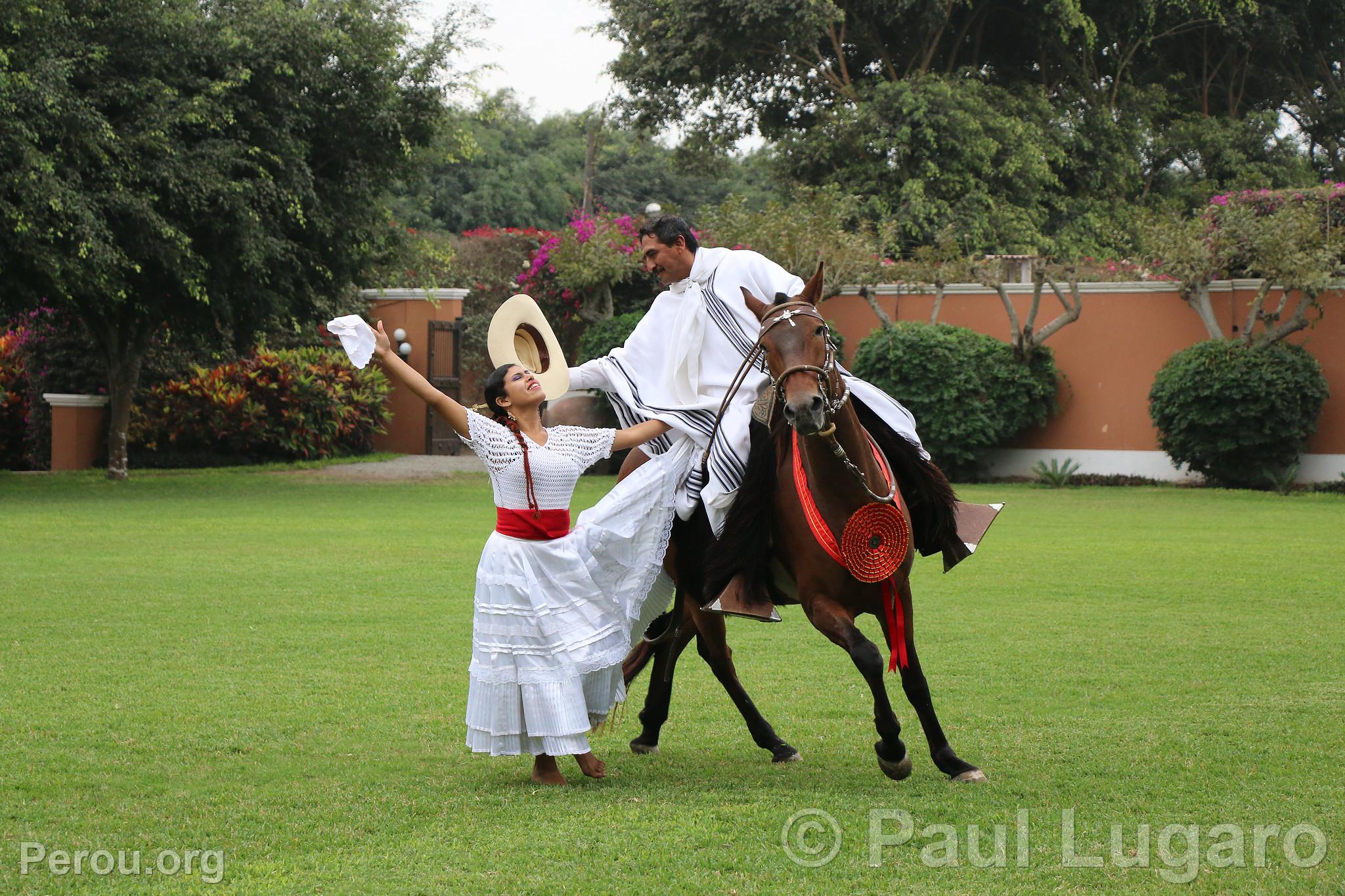 La Marinera et le cheval de pas