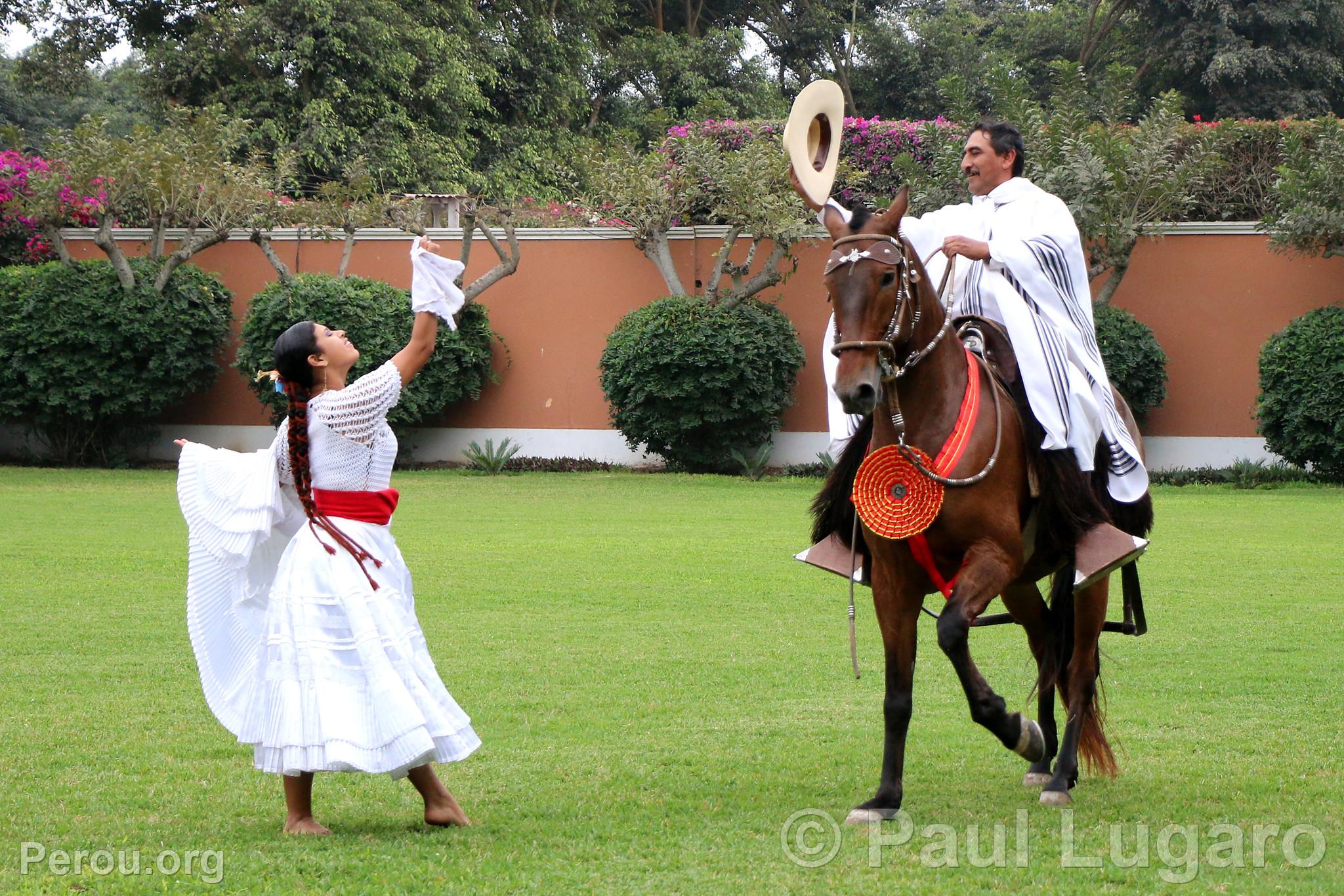 La Marinera et le cheval de pas