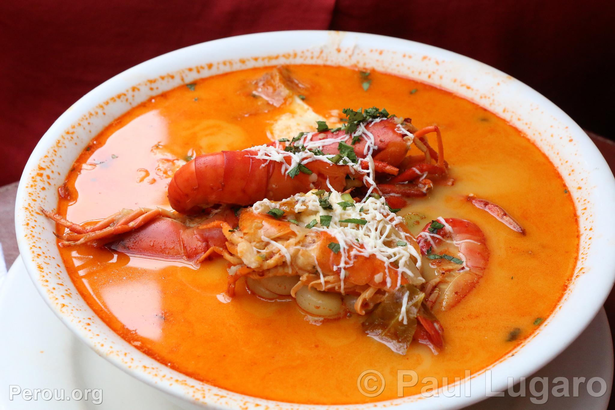 Soupe d'écrevisses, Arequipa