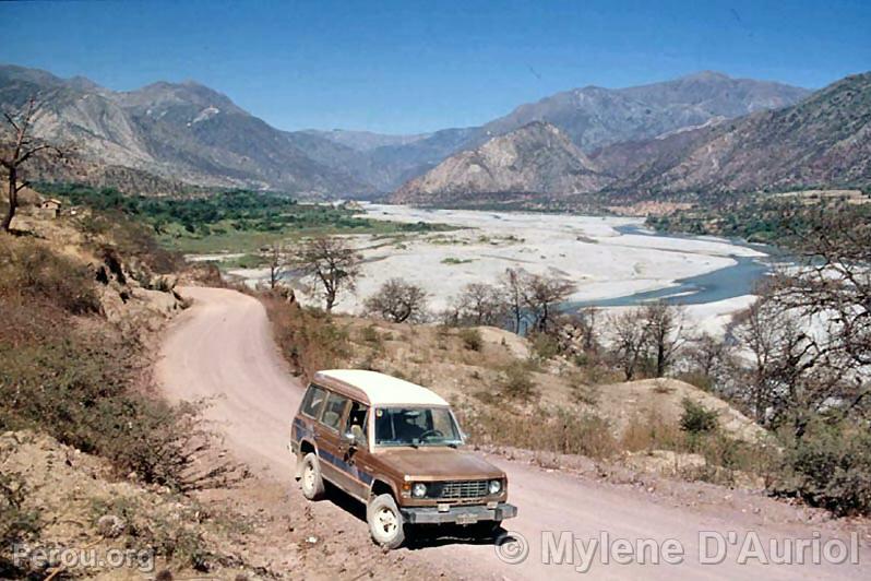 Rivire Pampas, Chincheros. Route d'Ayacucho