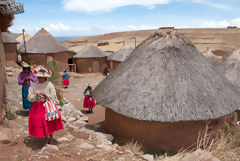 le Tikonata sur le lac Titicaca