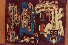 Manteau Paracas, détail