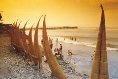 Caballitos de totora  Huanchaco