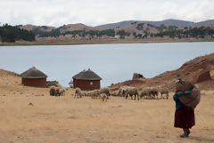 le Tikonata sur le lac Titicaca