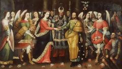 Mariage de la Vierge. Vers 1680, Cuzco