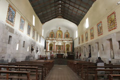 Intérieur de l'église San Juan Bautista