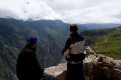 Touristes dans le Colca