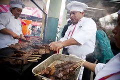 Préparation d'anticuchos