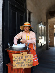 Vendeuse de glace au lait, Arequipa